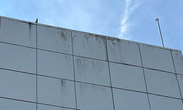 Nettoyage de façades industrielles